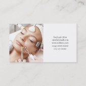 Skincare en Beauty Salon Visitekaartje (Achterkant)