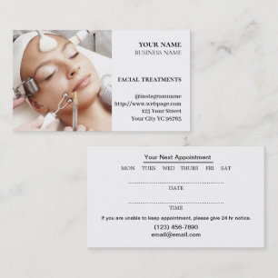 Skincare en Beauty Salon Visitekaartje
