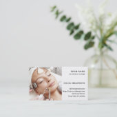 Skincare en Beauty Salon Visitekaartje (Staand voorkant)