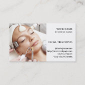 Skincare en Beauty Salon Visitekaartje (Voorkant)