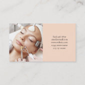 Skincare en Beauty Salon Visitekaartje (Achterkant)