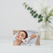 Skincare en Beauty Salon Visitekaartje (Staand voorkant)