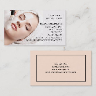 Skincare en Beauty Salon Visitekaartje
