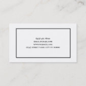 Skincare en Beauty Salon Visitekaartje (Achterkant)