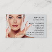 Skincare en Beauty Salon Visitekaartje (Voorkant)