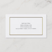 Skincare en Beauty Salon Visitekaartje (Achterkant)