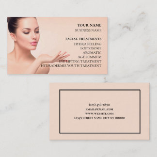 Skincare en Beauty Salon Visitekaartje