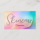 Skincare Estheticus Visitekaartje (Achterkant)