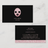 Skincare Face Mask Visitekaartje (Voorkant / Achterkant)