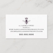 Skincare Handgeschreven Script Skincare Visitekaartje (Achterkant)