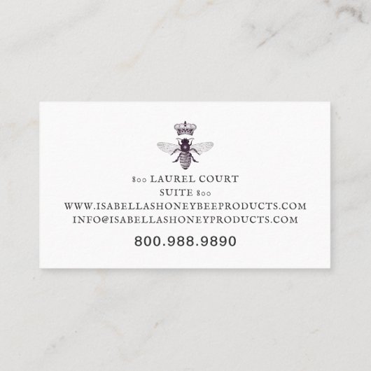 Skincare Handgeschreven Script Skincare Visitekaartje (Achterkant)