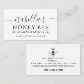 Skincare Handgeschreven Script Skincare Visitekaartje (Voorkant / Achterkant)