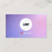 Skincare make-up esthetische diensten Logo QR-code Visitekaartje (Achterkant)