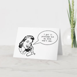 Skincare notecard… kreeg ik 99 problemen maar… kaart