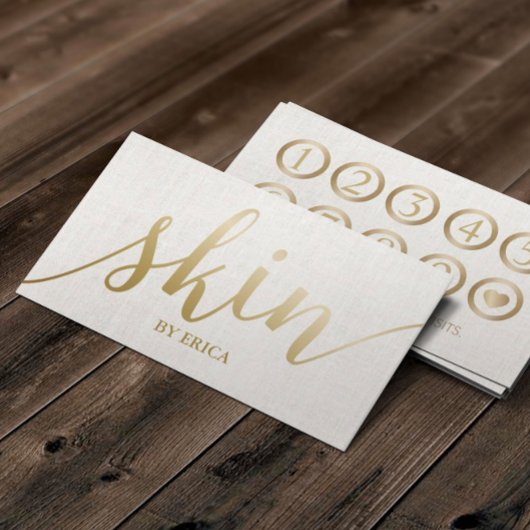 Skincare Salon Spa Esthetician Elegant Loyalty