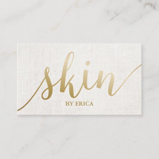 Skincare Salon Spa Esthetician Elegant Loyalty (Voorkant)