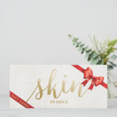 Skincare Salon Spa Zakelijke cadeaubonnen (Staand voorkant)