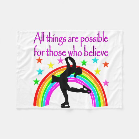 SKING IS MIJN LEVEN FLEECE DEKEN (Voorkant (Horizontaal))