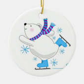 *SKING POLAR BEER* CHRISTMAS ORNAMENT (Voorkant)