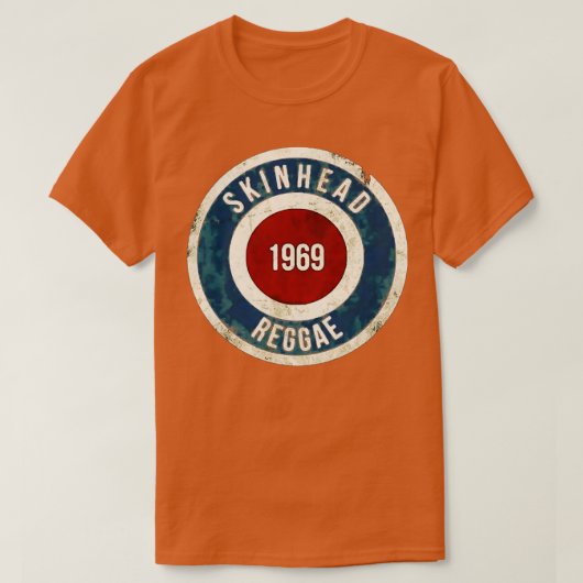 Skinhead 1969 Mods Reggae T-shirt (Design voorkant)