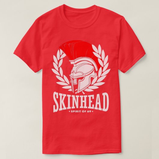 Skinhead Helmet T-shirt (Design voorkant)