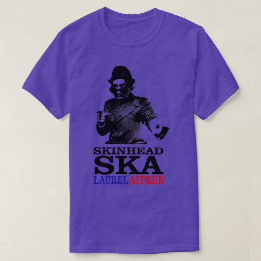 Skinhead Ska met Laurel T-shirt (Design voorkant)