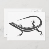 Skink lizard postcard briefkaart (Voorkant / Achterkant)