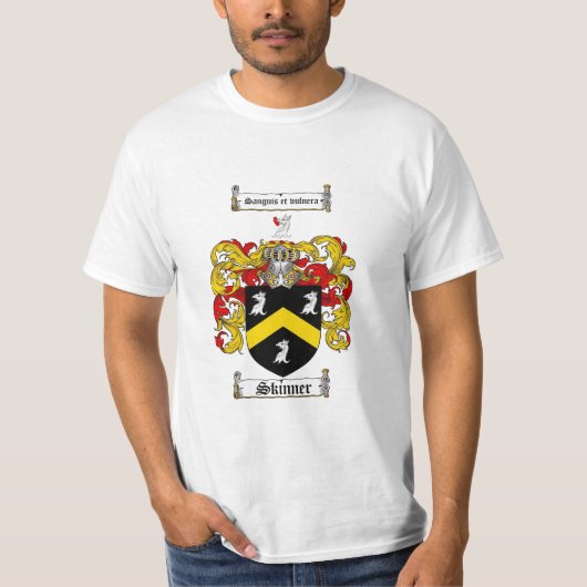 Skinner Family Crest - Skinner Coat of Arms T-shirt (Voorkant)
