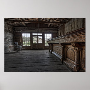 Skinner's Saloon - Bannack Ghost Town Montana Poster