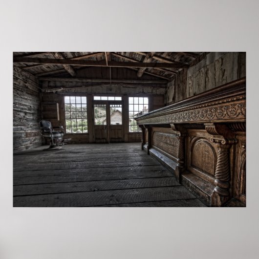 Skinner's Saloon - Bannack Ghost Town Montana Poster (Voorkant)