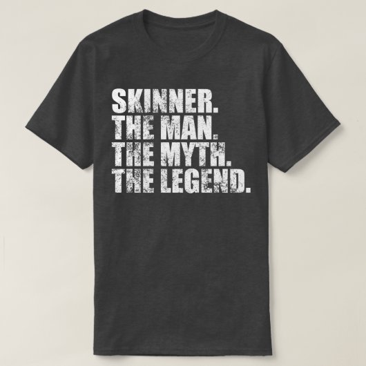 SkinnerSkinner Achternaam Skinner Achternaam Skinn T-shirt (Design voorkant)