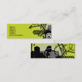skinny b-card-urban mini visitekaartje (Voorkant / Achterkant)