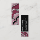 Skinny Bedrijfskaart van Actor Skinny Mini Visitekaartje (Voorkant / Achterkant)