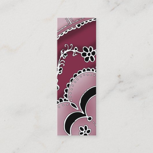 Skinny Bedrijfskaart van Actor Skinny Mini Visitekaartje (Voorkant)