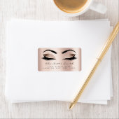 Skinny Blush Makeup Lashes Return Address Labels (Insitu)