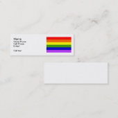 Skinny "Call Me"-kaart Mini Visitekaartje (Voorkant / Achterkant)