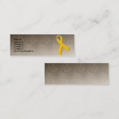 Skinny Card ondersteunt onze tropen Mini Visitekaartje (Voorkant / Achterkant)