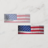 Skinny Card Patriotic Mini Visitekaartje (Voorkant / Achterkant)