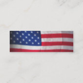 Skinny Card Patriotic Mini Visitekaartje (Achterkant)