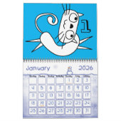 Skinny Cat Kalender (Jan 2026)