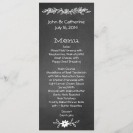 Skinny Chalkboard het Menu van de Lijst van het We