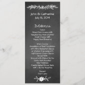 Skinny Chalkboard het Menu van de Lijst van het We (Voorkant)