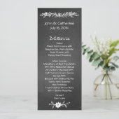 Skinny Chalkboard het Menu van de Lijst van het We (Staand voorkant)