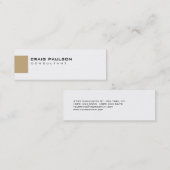 Skinny Cute Black White Beige Visitekaartje (Voorkant / Achterkant)