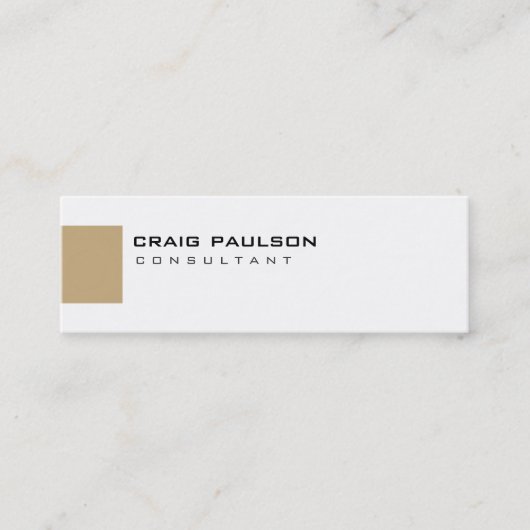 Skinny Cute Black White Beige Visitekaartje (Voorkant)