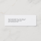 Skinny Cute Black White Beige Visitekaartje (Achterkant)