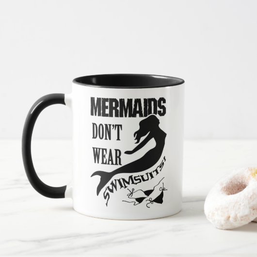 Skinny Dipper's Mermaid Mok (Met donut)