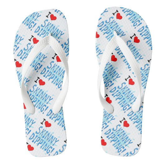 Skinny Dipping - Ik hou van Skinny Dipping Teenslippers (Voetbed)