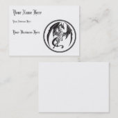 Skinny draken... visitekaartje (Voorkant / Achterkant)