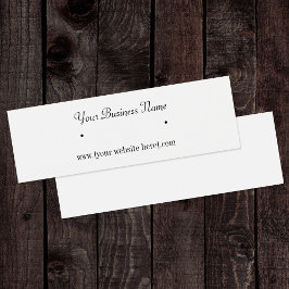 Skinny Earring Visitekaartjes